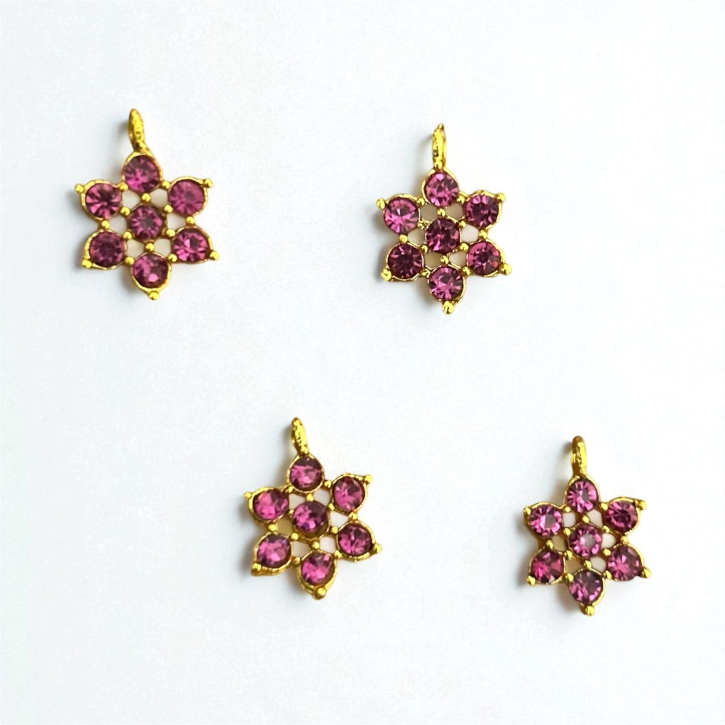 Luxury Multicolor AD Flower Stone Invisible Pendant 1PC
