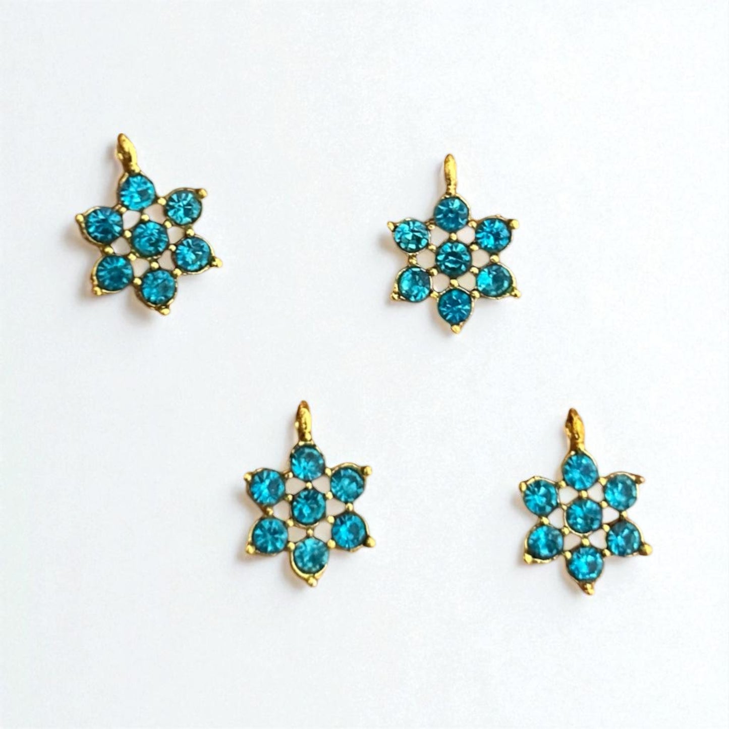 Luxury Multicolor AD Flower Stone Invisible Pendant 1PC