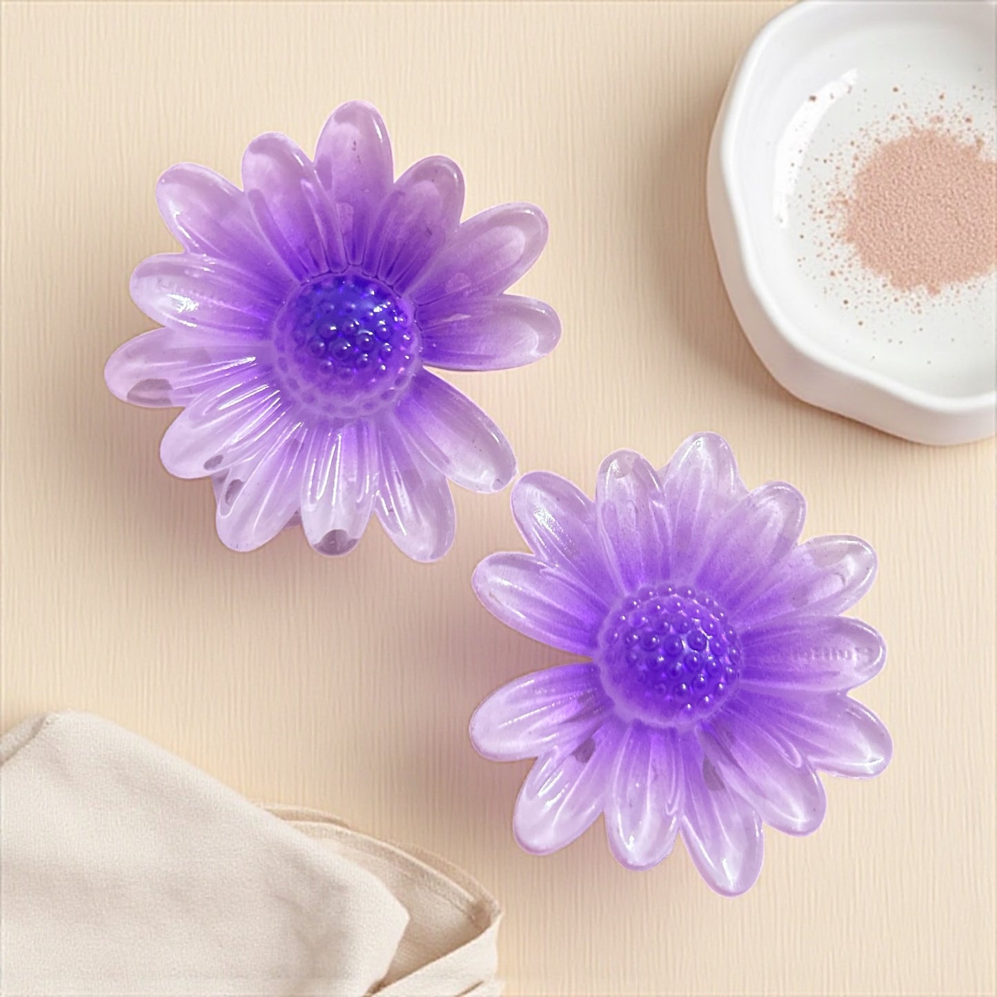 Sun Flower Hair Claw Clips for Women (1 Pc)