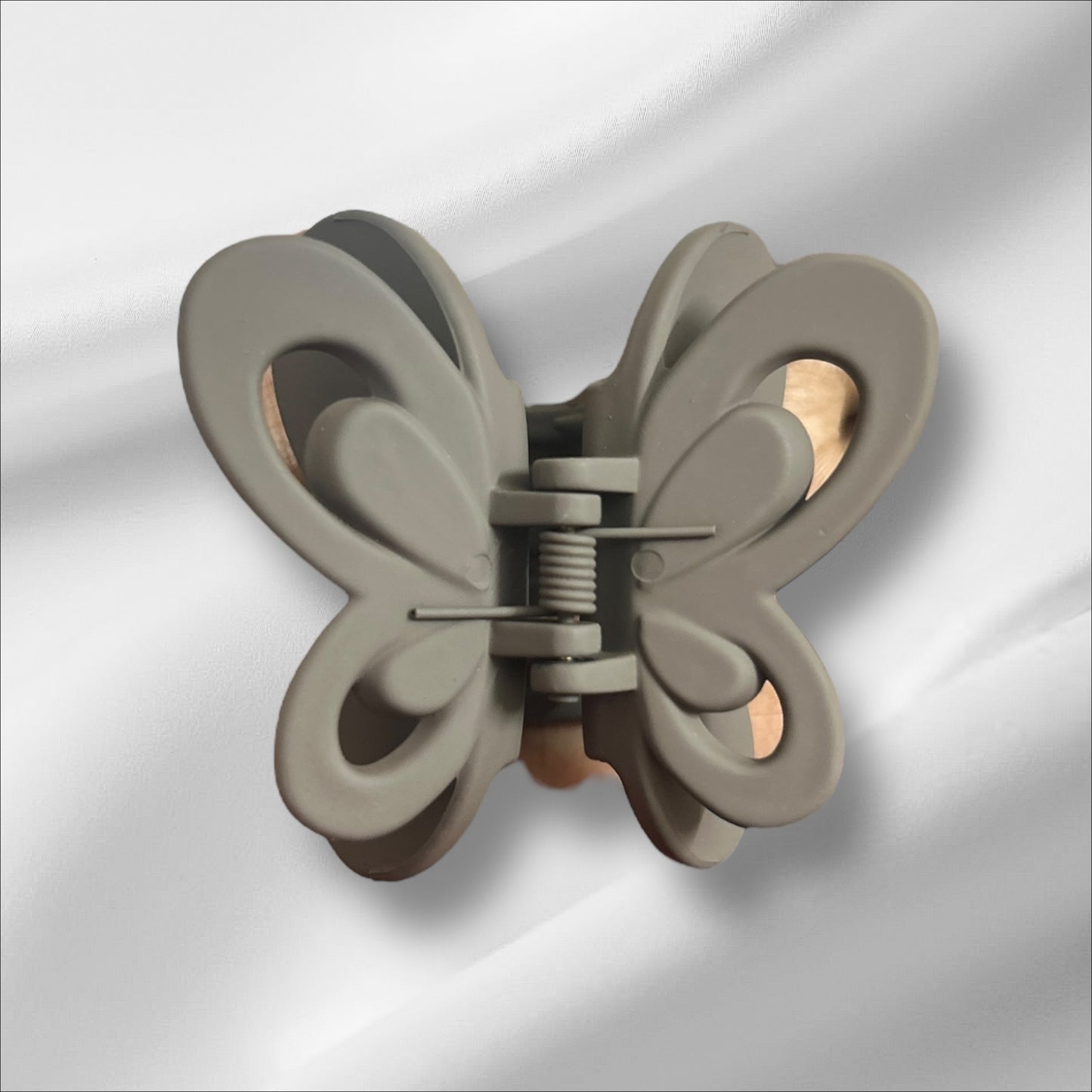 Matte Finish Butterfly Hair Claw Clips for Women (1 Pc)