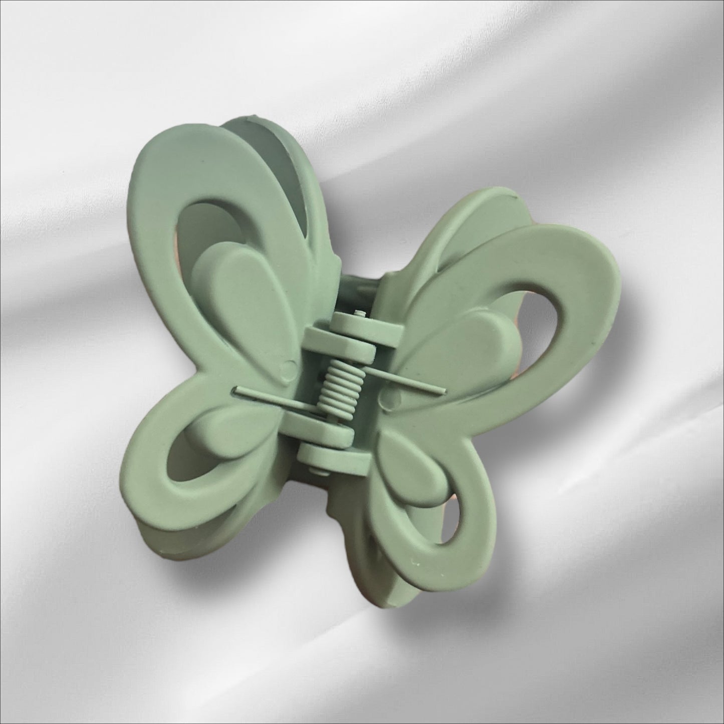 Matte Finish Butterfly Hair Claw Clips for Women (1 Pc)