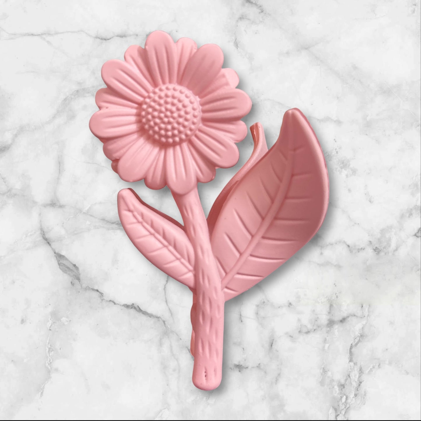 Matte Finish Sun Flower Hair Claw Clips for Women (1 Pc)