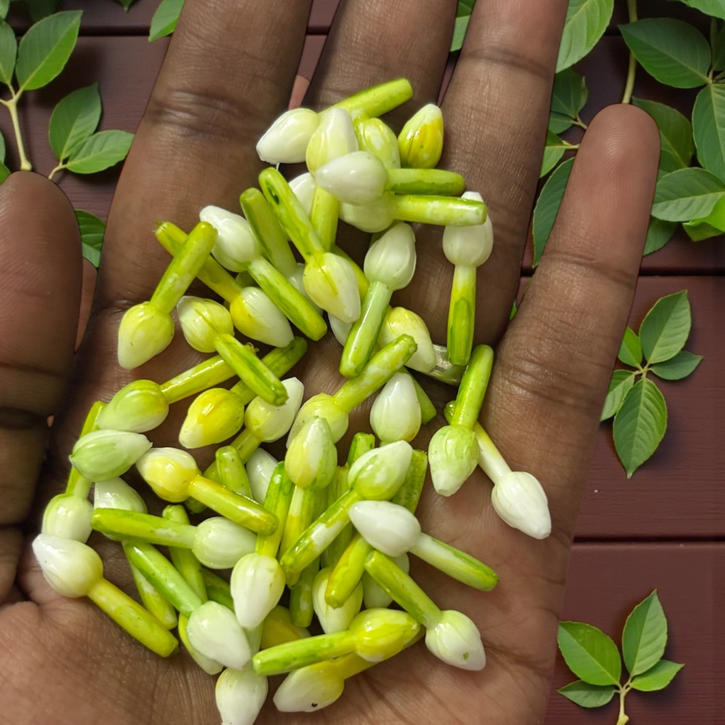 Premium Artificial Jasmine Buds 20gms (Approx 100pcs)
