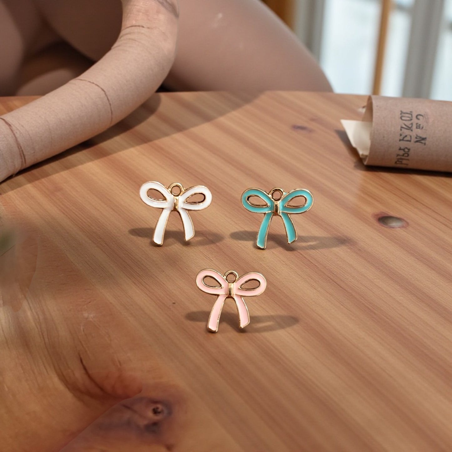 Colorful Bow Charms