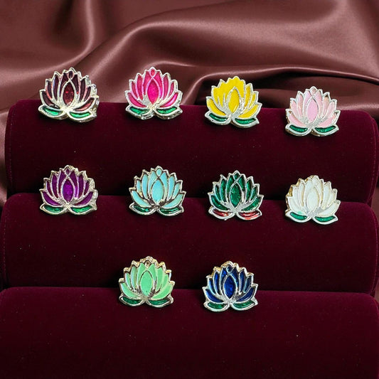 Multicolor Lotus Small Pendant (Type 3)