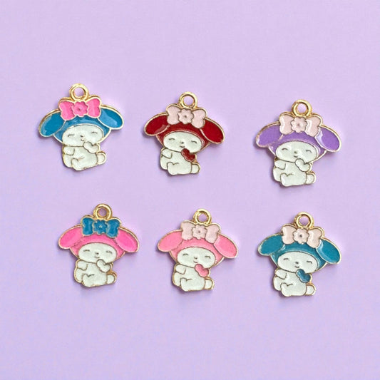 Multicolor Sitting Baby Charms (Mixed Pack of 10pcs)