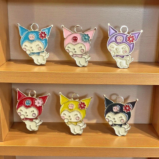 Multicolor Cute Doll Charms (Mixed Pack of 10pcs)