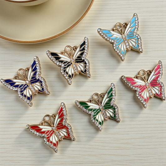 Luxury Butterfly Stone Charm (Big) 1 Pc