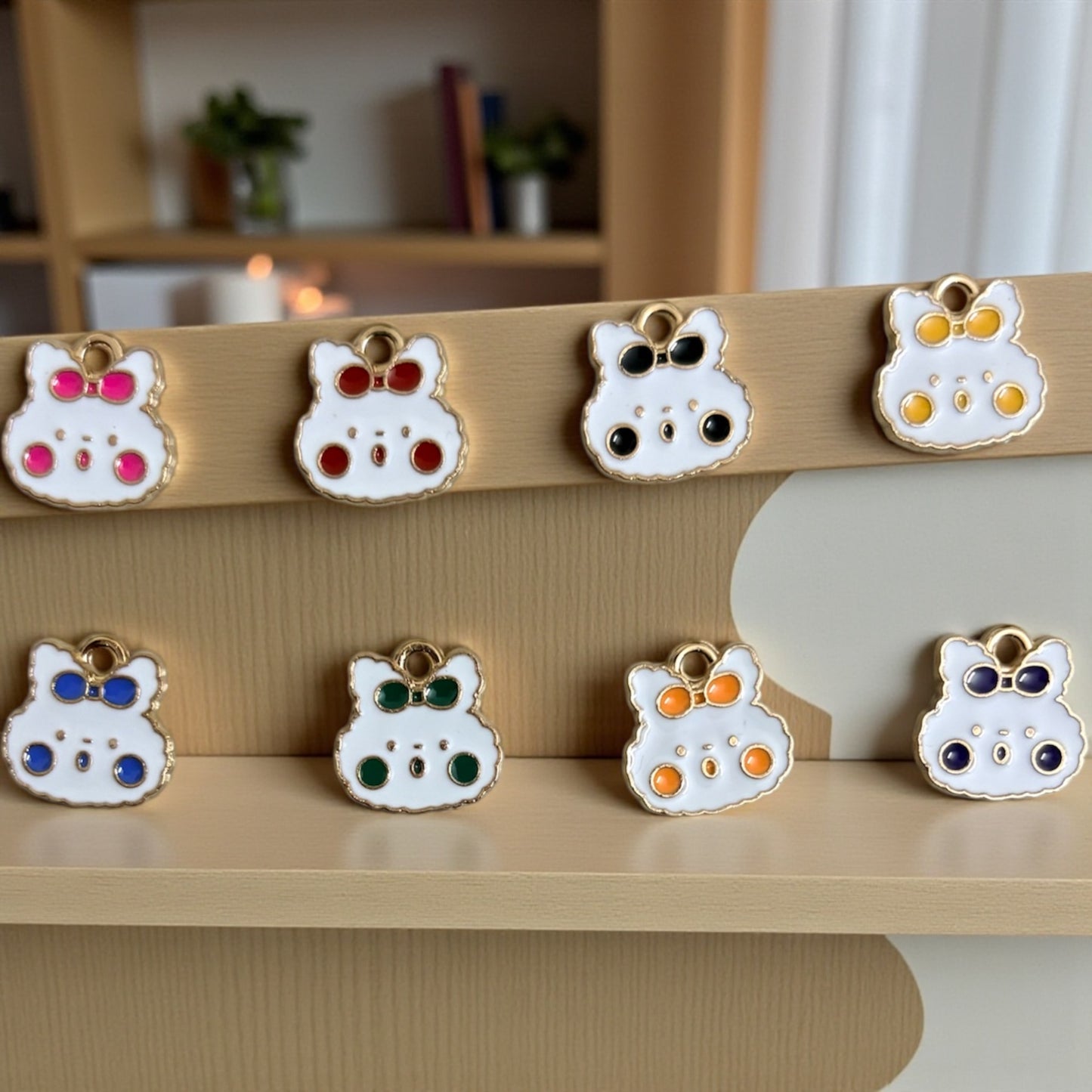 Cat Face Charm 1 Pc