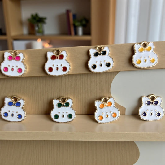 Cat Face Charm 1 Pc