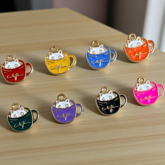 Cafe Tea Cup Charm 1 Pc