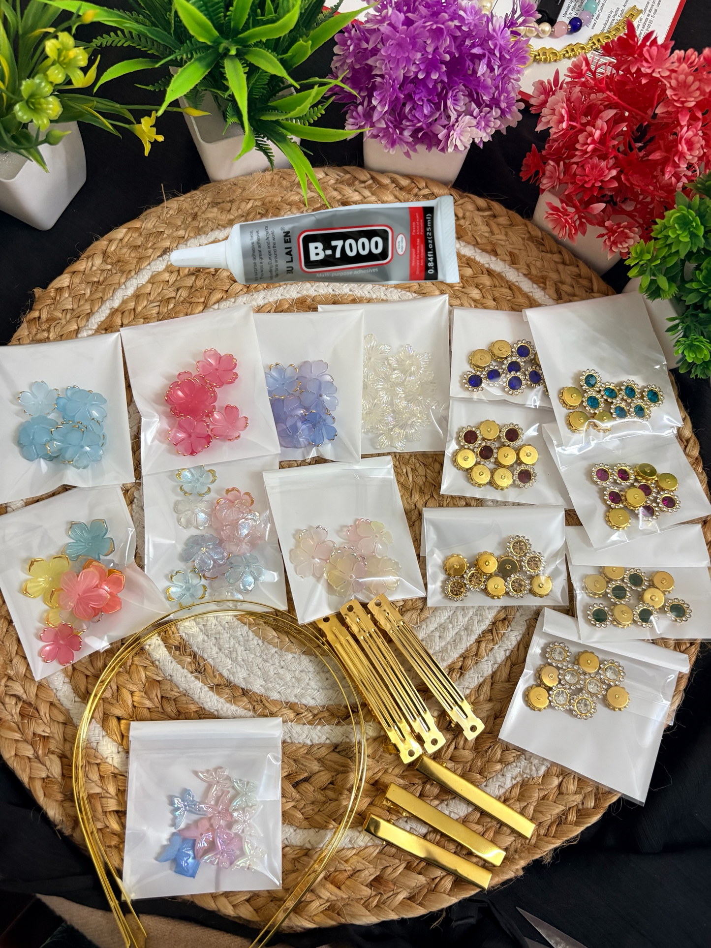Premium Hair Band & Hair Clips Kit