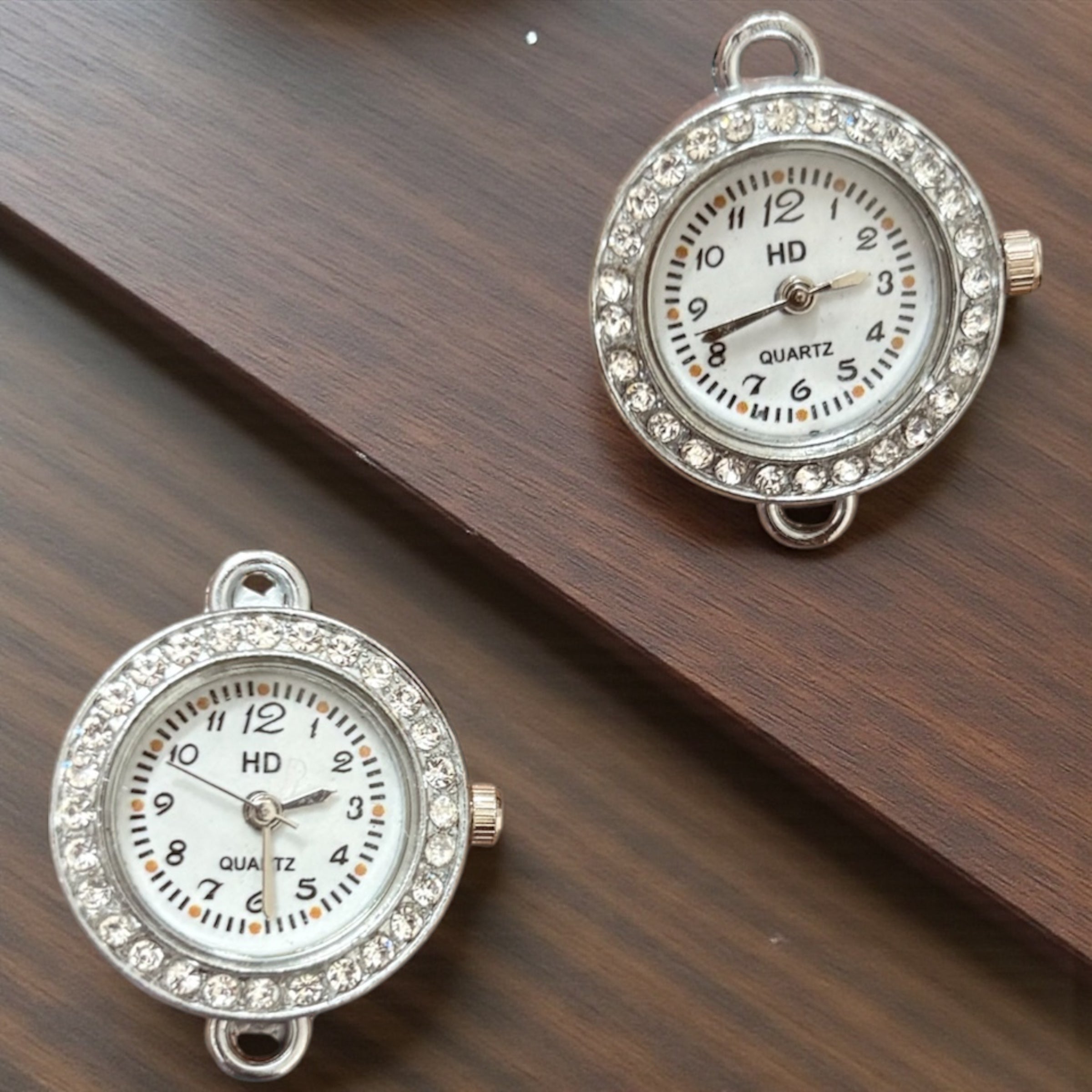 Silver Stone Round Watch Dial (Small) – Jo Handmade