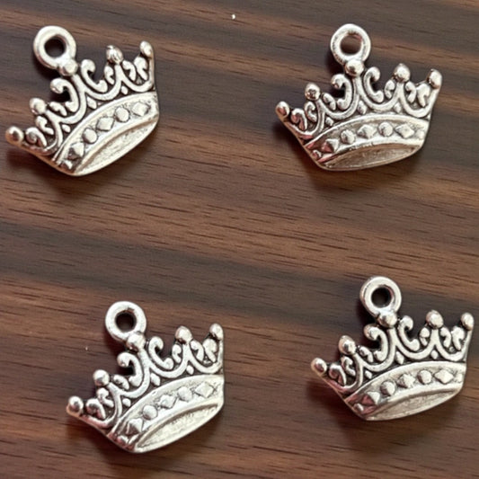 Crown Metal Charms (Pack of 5pcs)