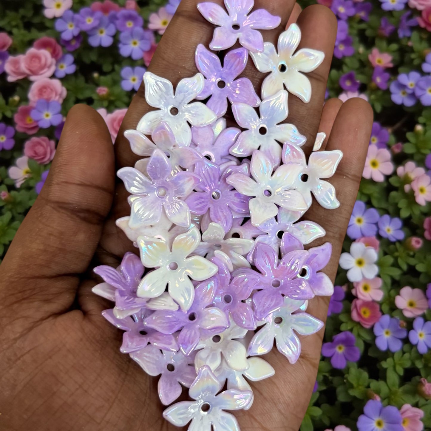 Daisy Dual Shade Acrylic Flower (10gms) - Type 3