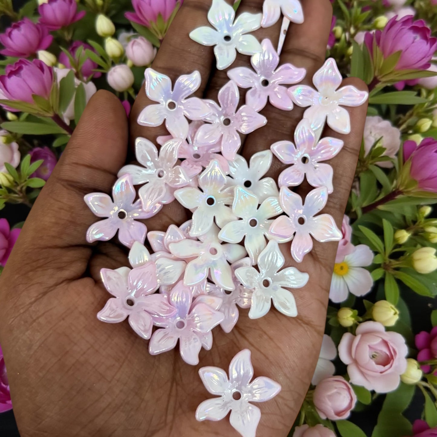 Daisy Dual Shade Acrylic Flower (10gms) - Type 2