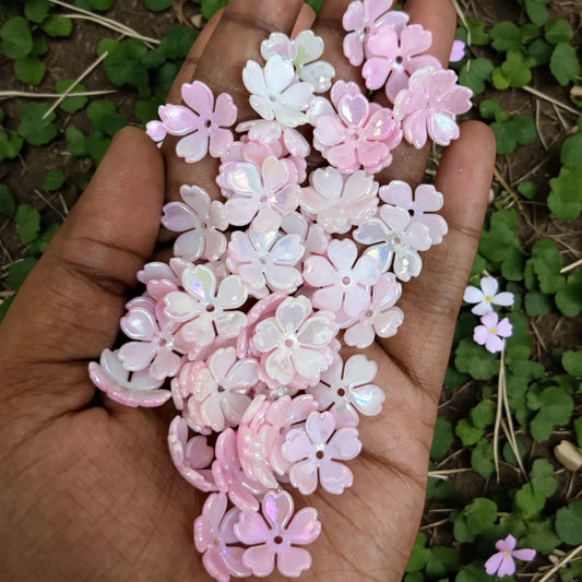 Premium Dual Shade Acrylic Flower (10gms) - Type 3