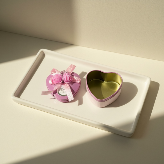 Pretty Baby Pink Heart Shaped Gift Box