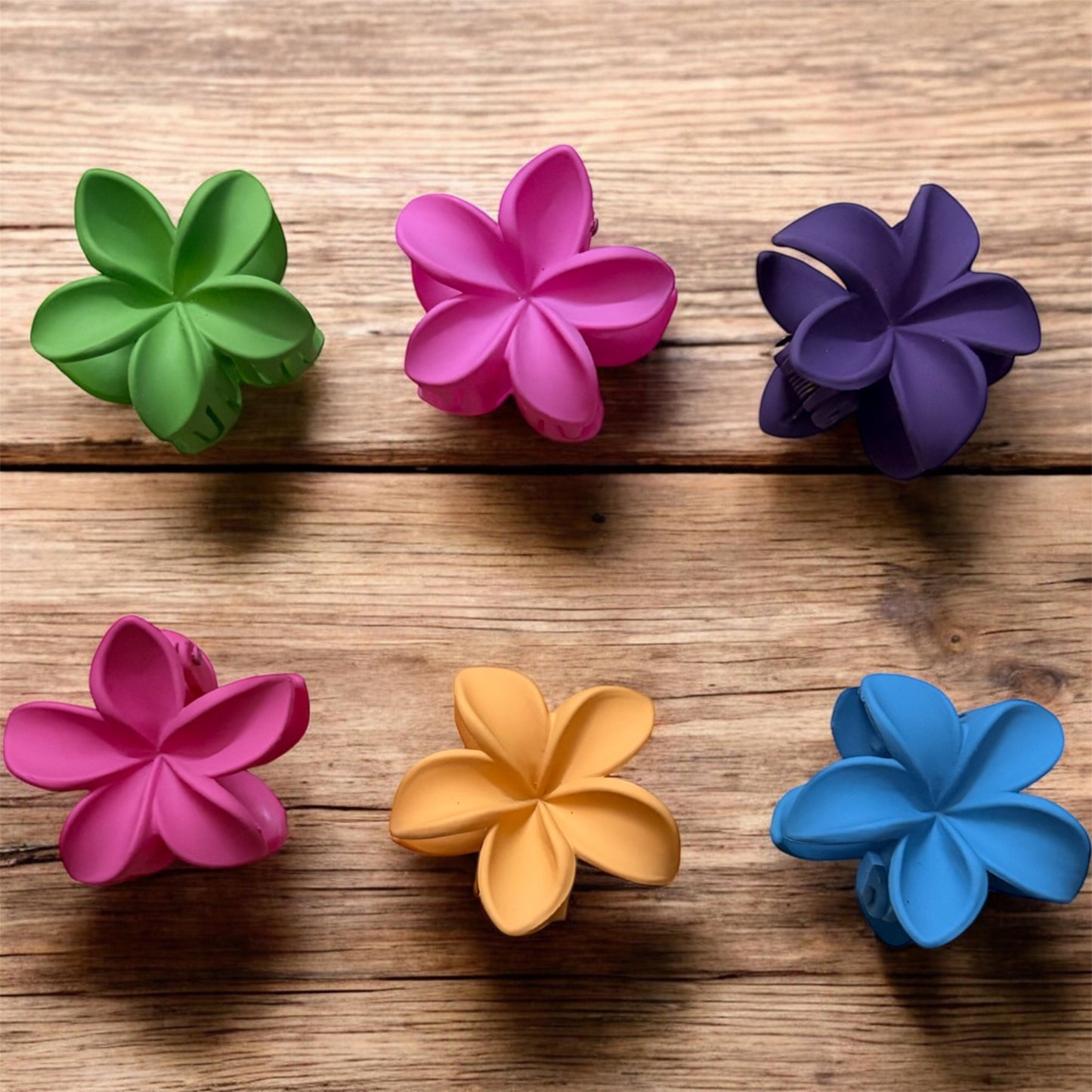 Matte Daisy Korean Clips (Pack of 6 pcs) JHKC100243