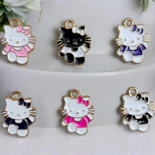 Hello Kitty Enamel Charm - 1PC