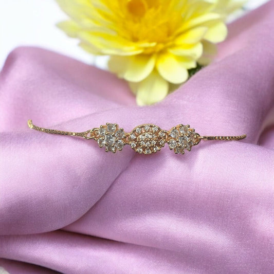 Fancy Stone Bracelet with Adjustable Chain #7