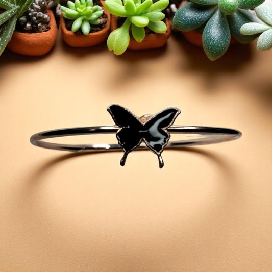 Rose Gold Fancy Butterfly Adjustable Bracelet