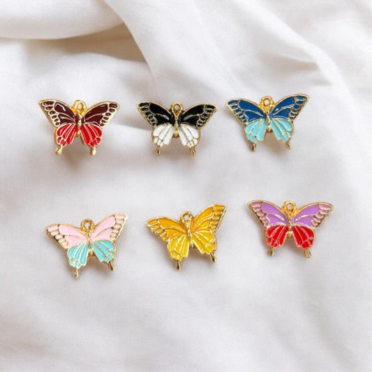 Dual Shade Metal Butterfly