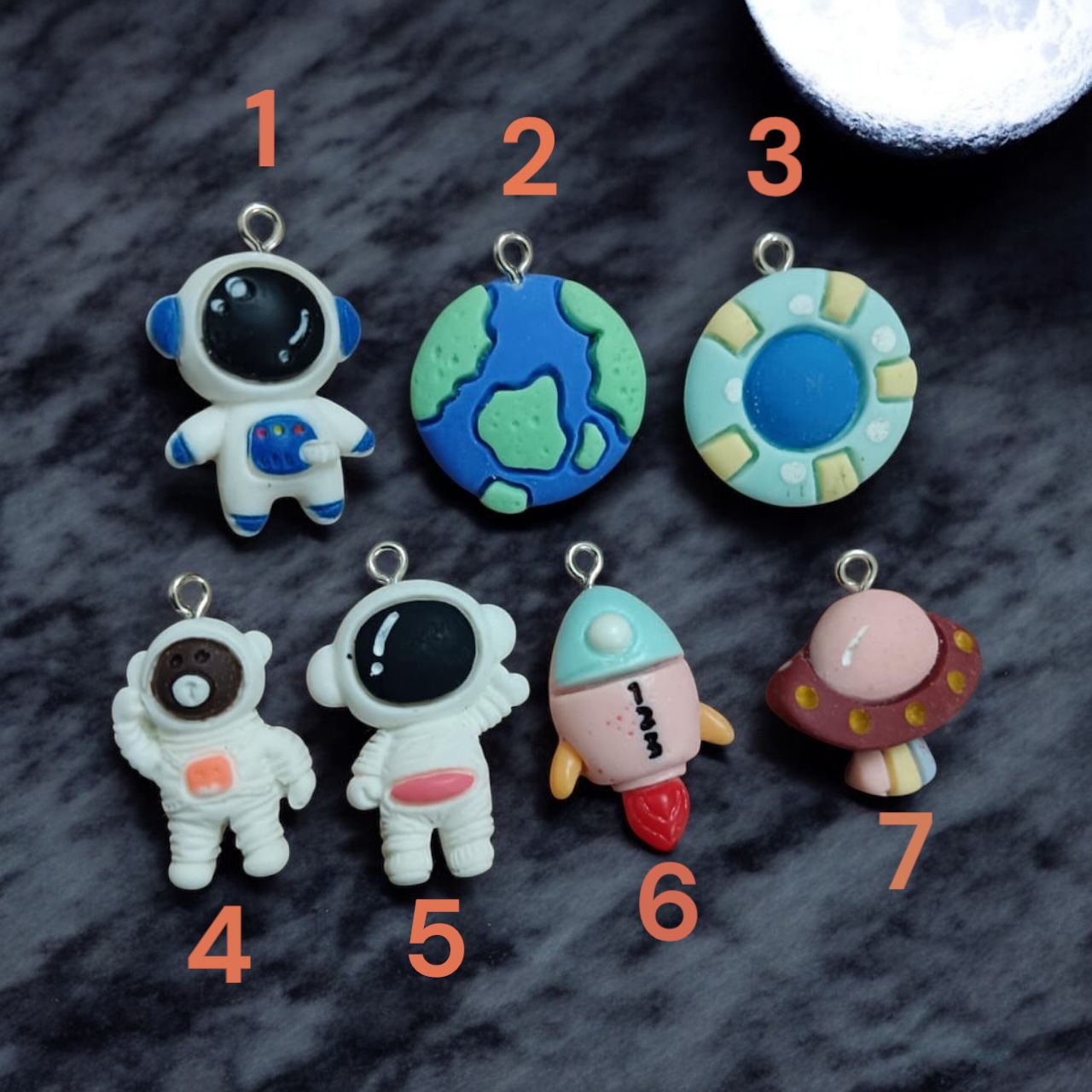Astronaut Space Charms