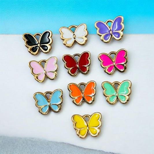 Enamel Small Butterfly 1Pc
