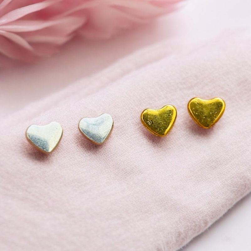 Small Metal Heart 1pc
