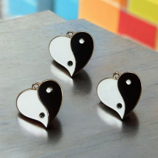 Yin Yang Charm - Heart