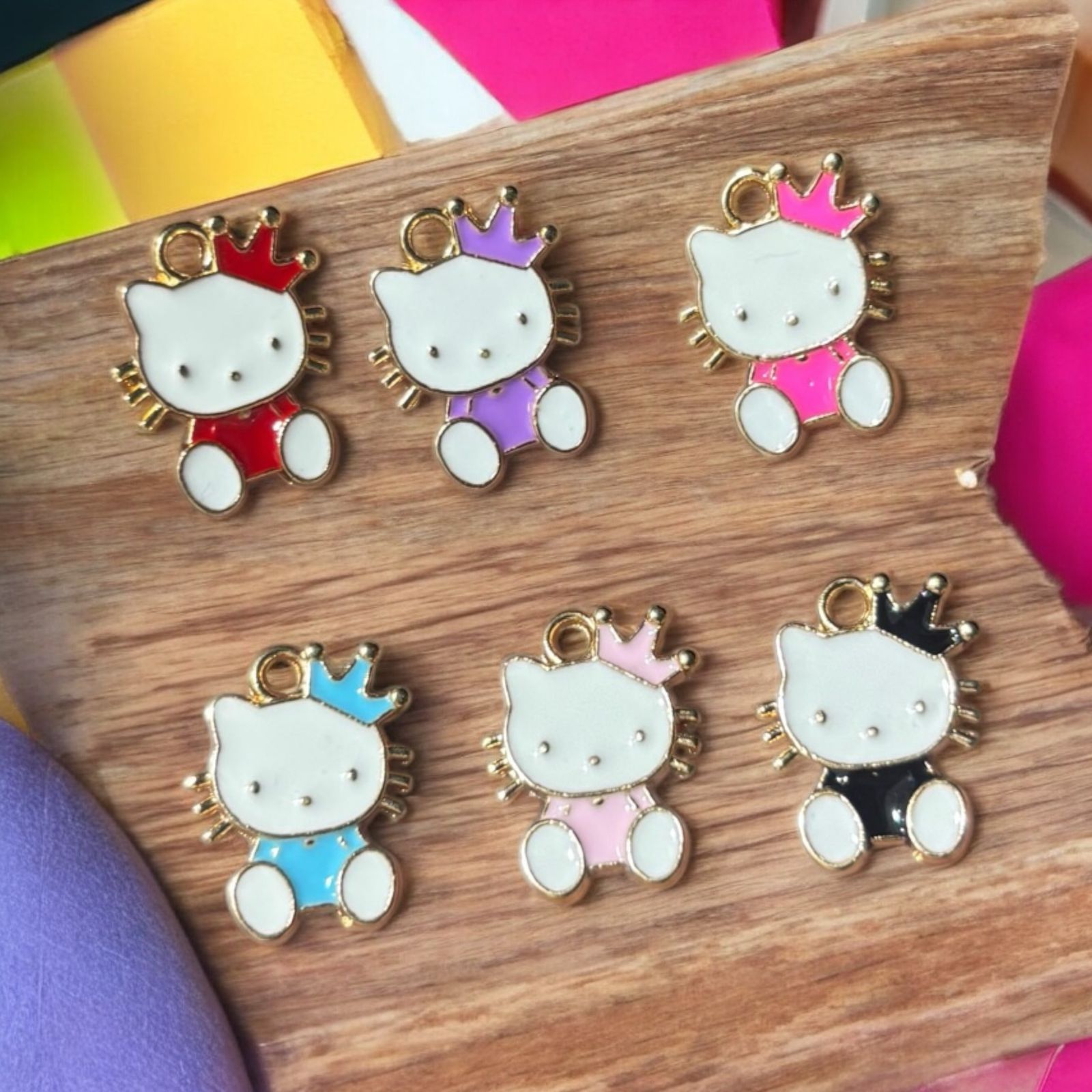 Crown Kitty Charm