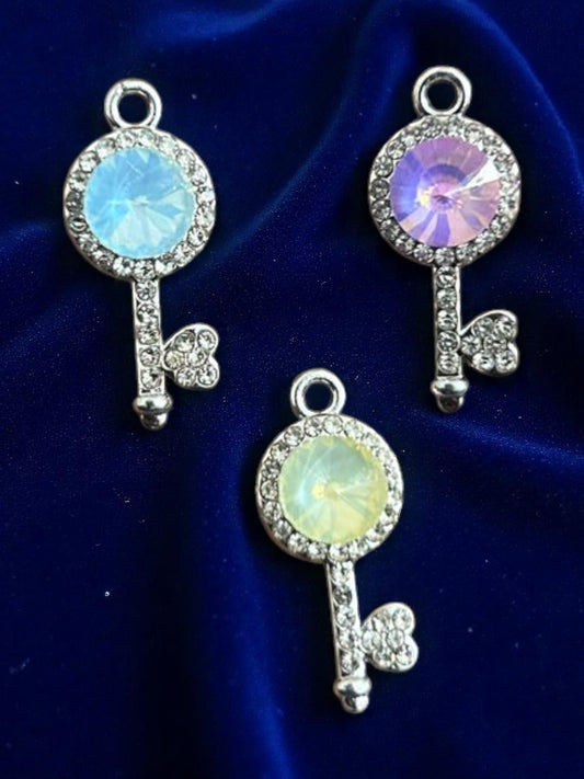 Luxury Key Stone Charms (Mixed 1pc)