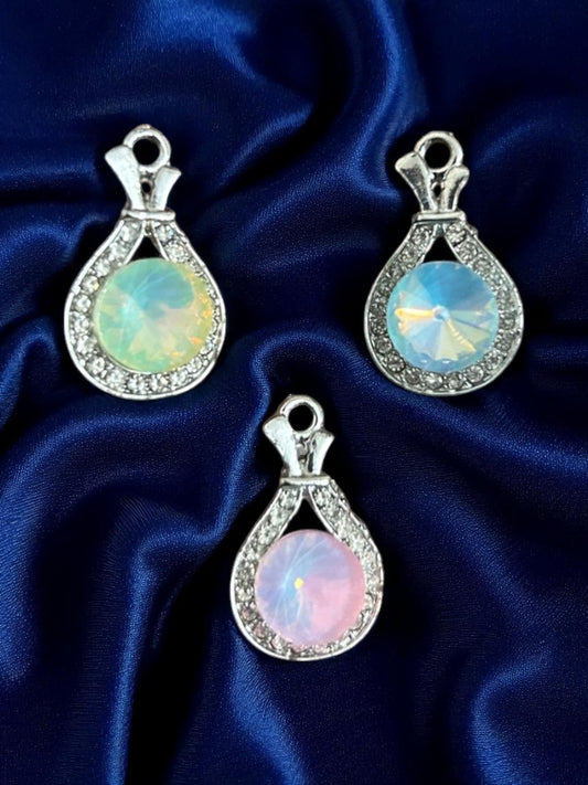 Luxury Bottle Shape Stone Charms (Mixed 1pc)