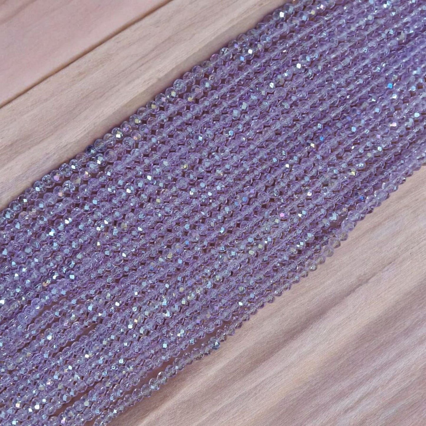 Crystal Beads 4mm - Purple