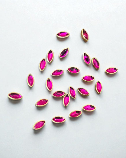 Eye Kundan Stones (10gms) for Jewelry Making, Bangles & Embroidery