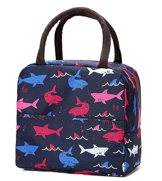 Premium Big Fish Printed Insulated Leak-Proof Lunch bag for Kids & Adults
