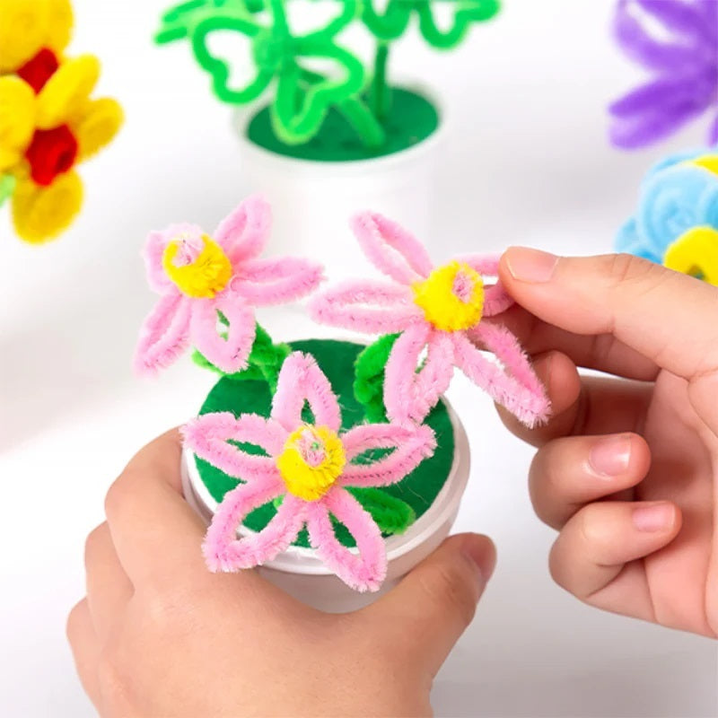 Colored Pipe Cleaners for DIY Crafts (Pack of 50 pcs)