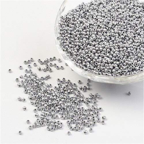 Sugar Beads 30gms - Silver