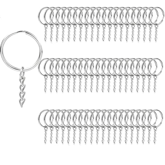 Metal Keychain Ring Base (Pack of 5)