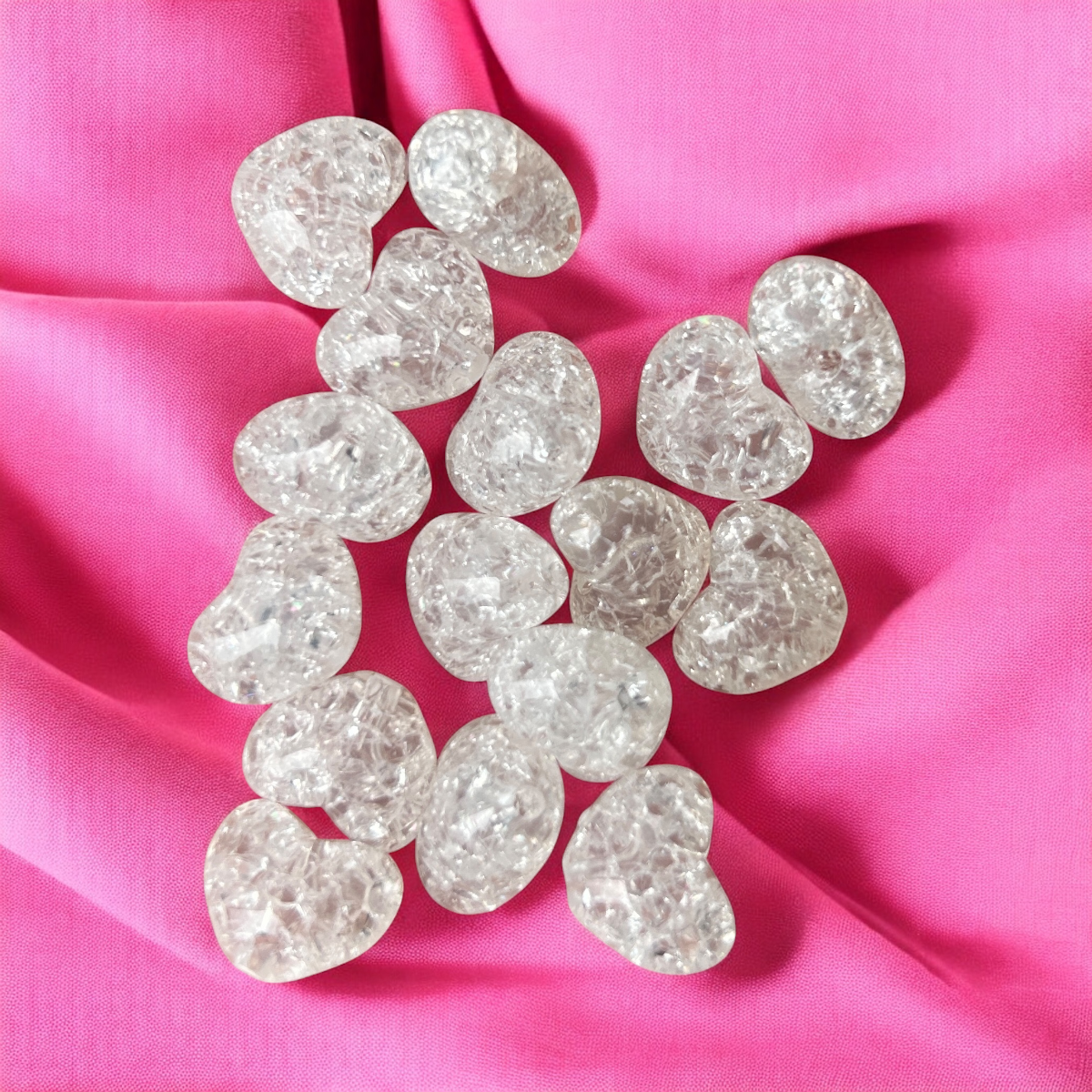 Crack Heart Shape Beads DIY For Jewelry Making Handing Accessories