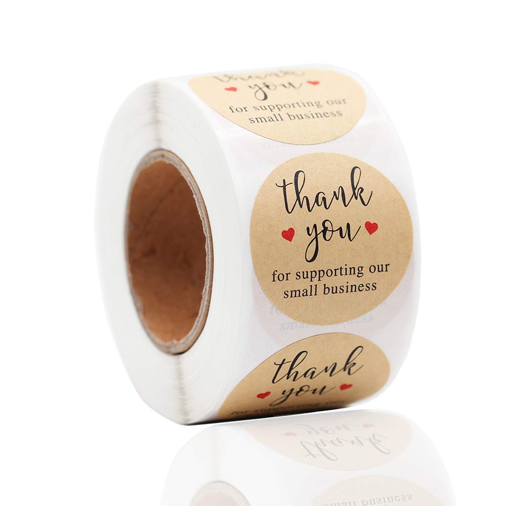 Thank You Stickers 500pcs - Type #18