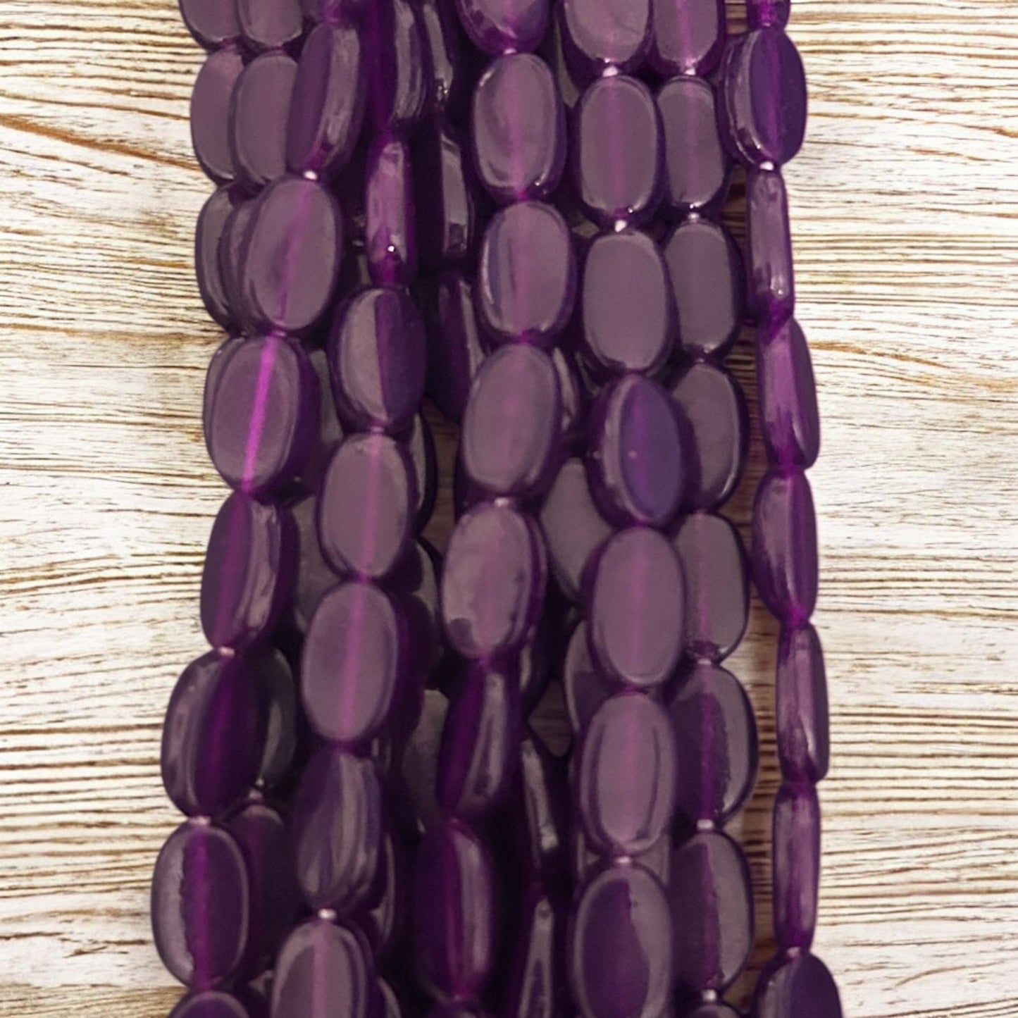 Tablet Beads for Crafts & Embroidery - shaded red