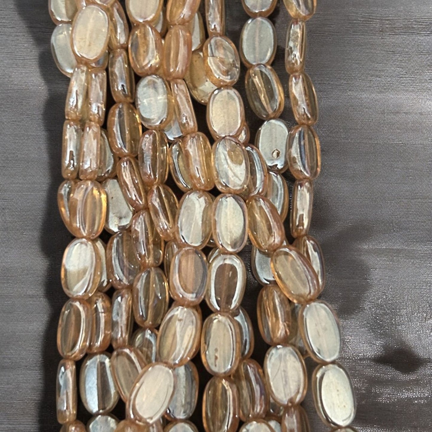 Tablet Beads for Crafts & Embroidery - Gold