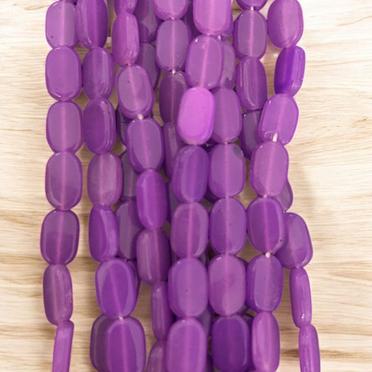 Tablet Beads for Crafts & Embroidery - Purple