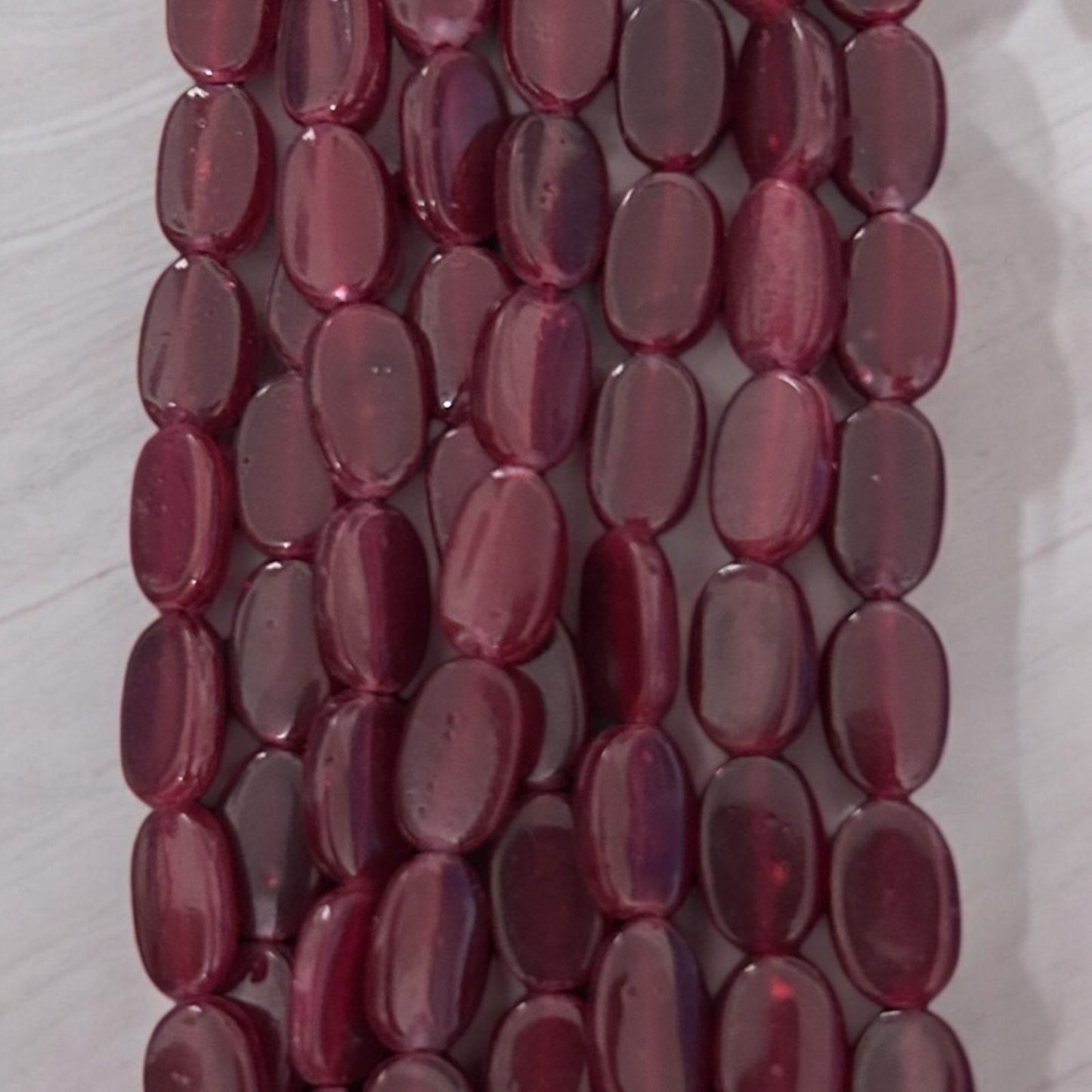 Tablet Beads for Crafts & Embroidery - Orange