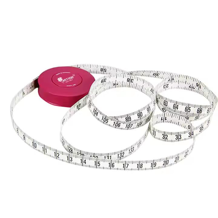 Multi-color Round-shaped 150 cm/60-inch Flexible retraceable Pocket-Roller Measuring Tape