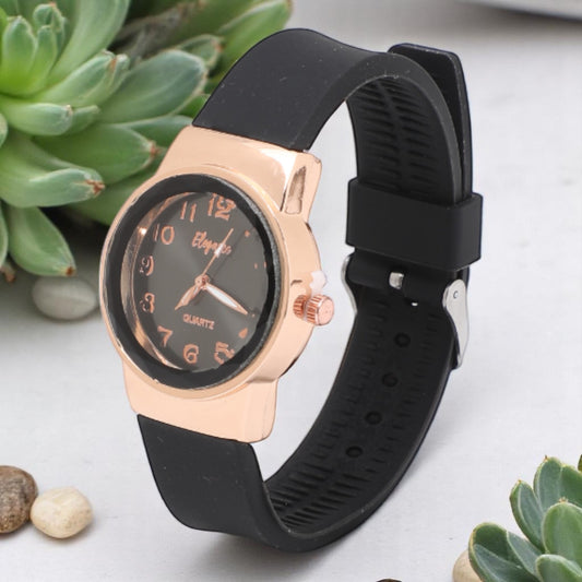 Elegance Stylish Analog Watch for Women - Black