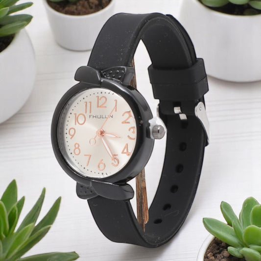 Classic Analog Watch for Women - Black