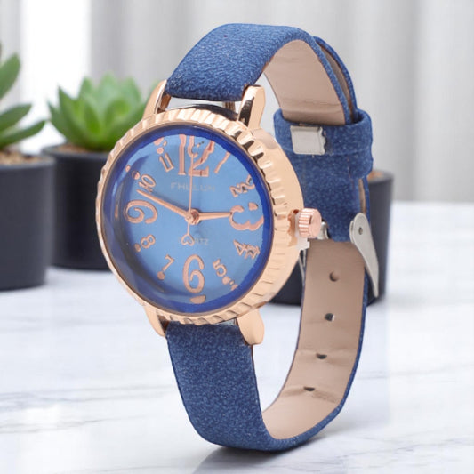 Classic Analog Watch for Women - Blue